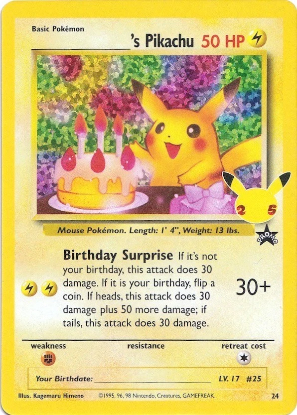 ______'s Pikachu (24/53) (Celebrations: Classic Collection)