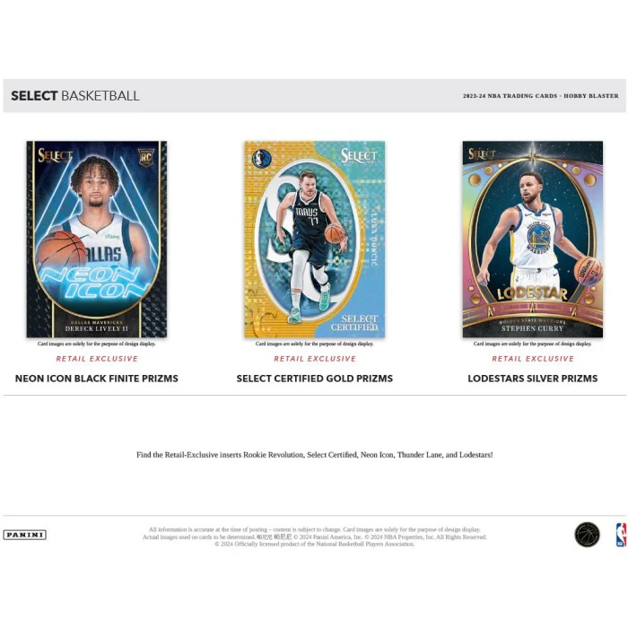 2023-24 Panini SELECT Basketball 6-Pack Hobby Blaster Box - Image 3