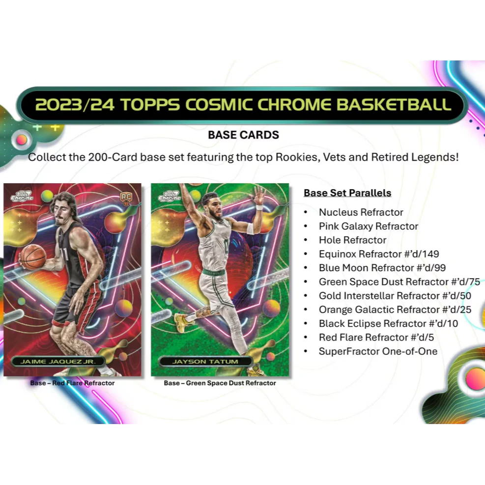 2023/24 Topps Cosmic Chrome Basketball Hobby Box - Image 4