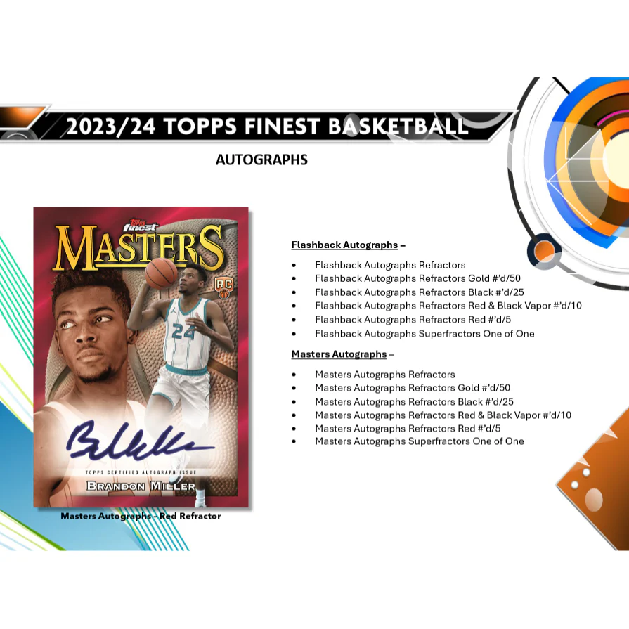 2023-24 Topps Finest Basketball Hobby Box - Image 7