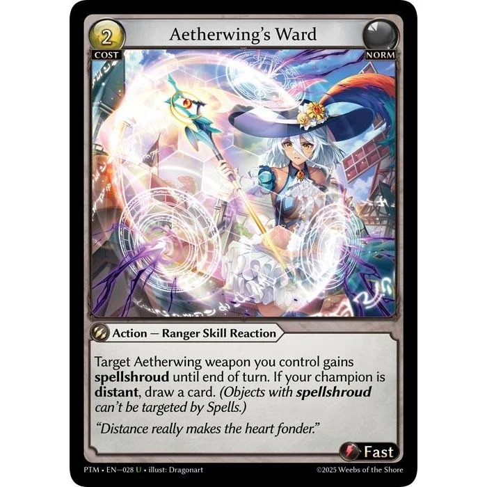 Aetherwing's Ward (Curio Foil) (028) (Phantom Monarchs)