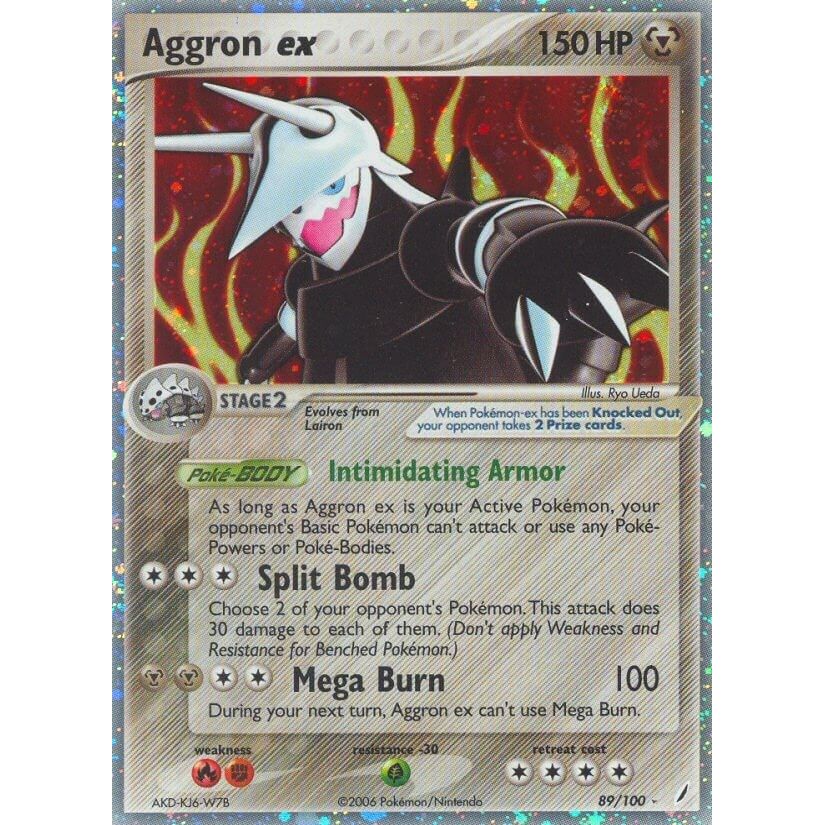 Aggron ex (89/100) (Crystal Guardians)