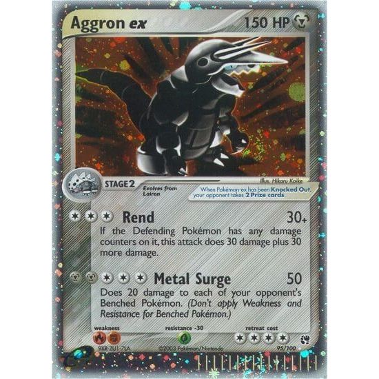 Aggron ex (95/100) (Sandstorm)