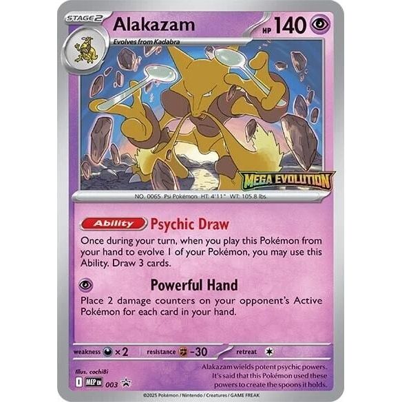 Alakazam - 003 (003) (ME: Mega Evolution Promo)