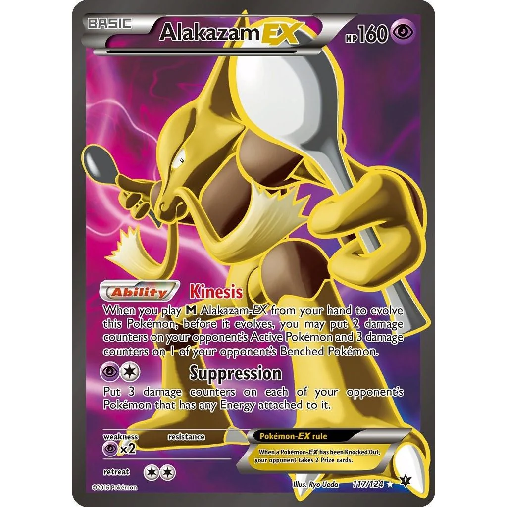 Alakazam EX (Full Art) (117/124) (XY - Fates Collide)