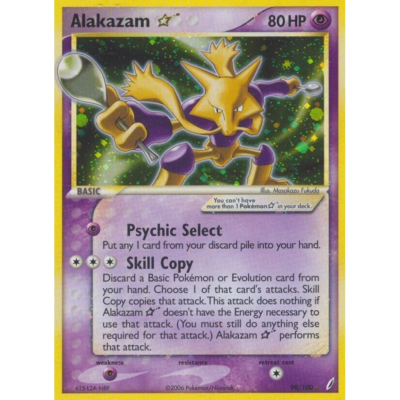 Alakazam Star (99/100) (Crystal Guardians)