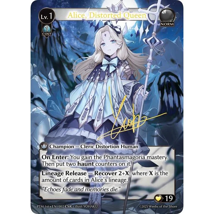 Alice, Distorted Queen (CSR) (002) (Phantom Monarchs)