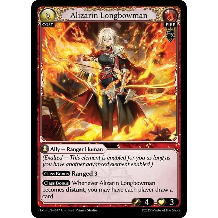 Alizarin Longbowman (Curio Foil) (077) (Phantom Monarchs)