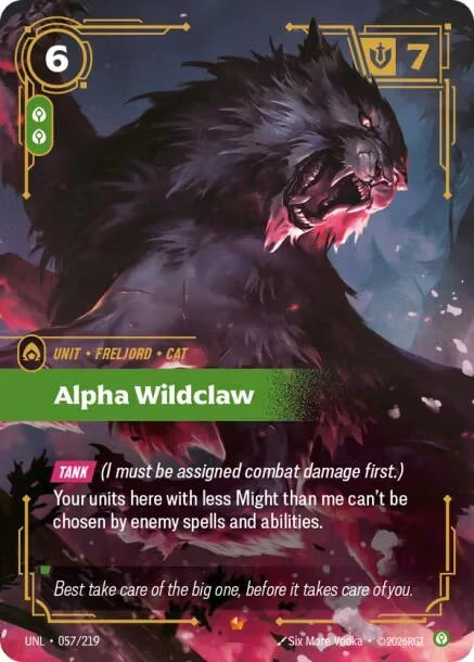 Alpha Wildclaw (057/219) (Unleashed)