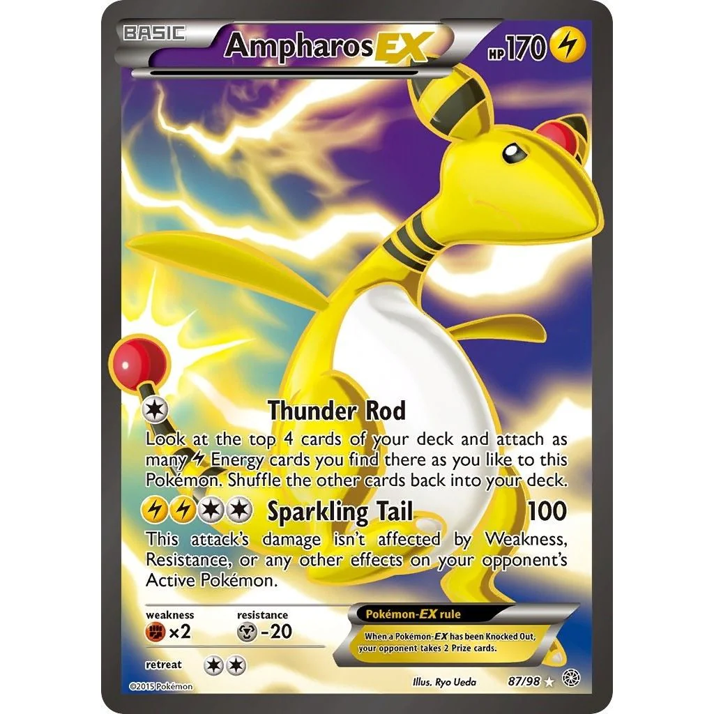 Ampharos EX (87 Full Art) (87/98) (XY - Ancient Origins)