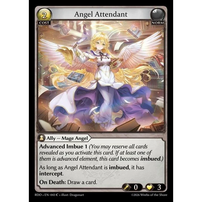 Angel Attendant (Curio Foil) (043) (Radiant Origins)