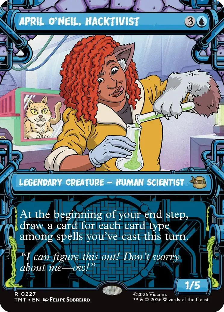 April O'Neil, Hacktivist (0227) (Showcase) (227) (Teenage Mutant Ninja Turtles)