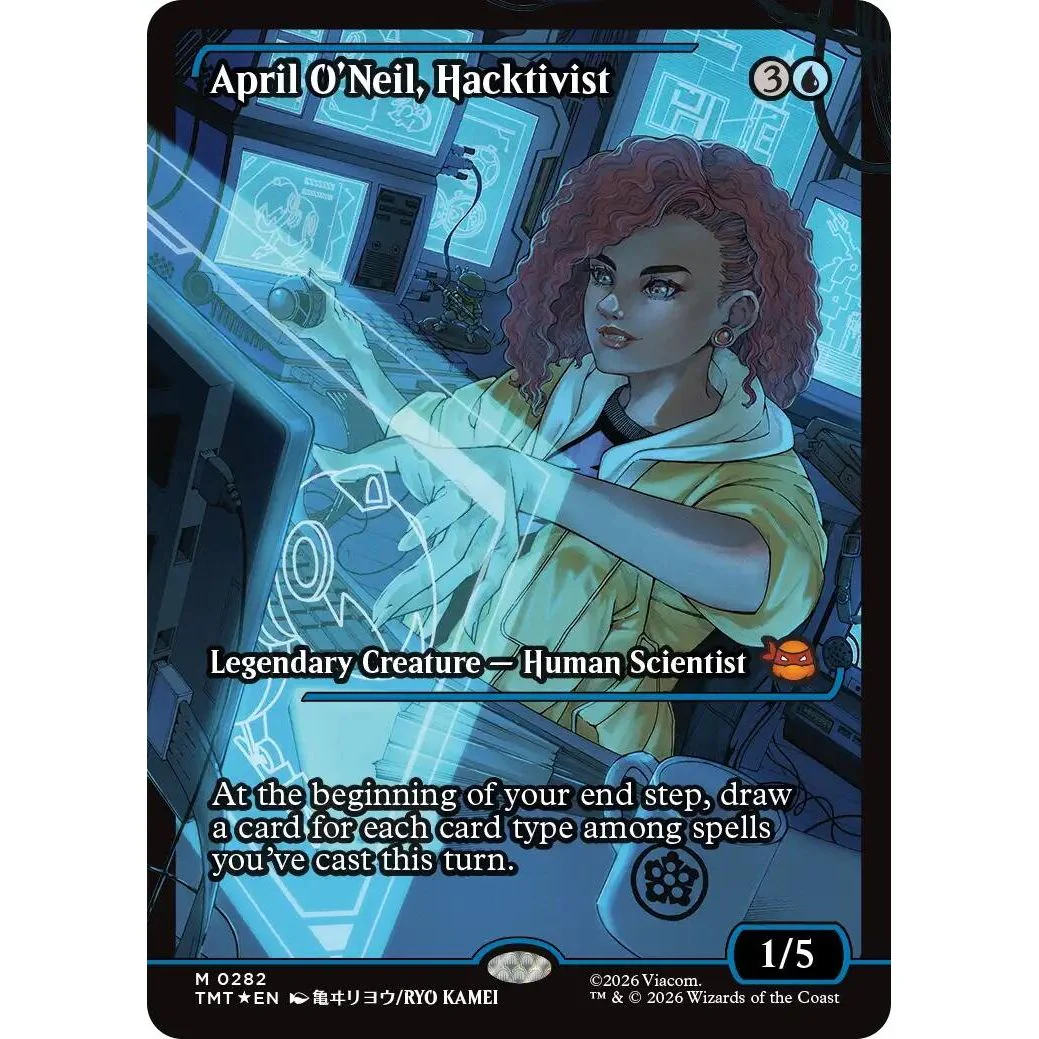 April O'Neil, Hacktivist (0282) (Showcase) (282) (Teenage Mutant Ninja Turtles)