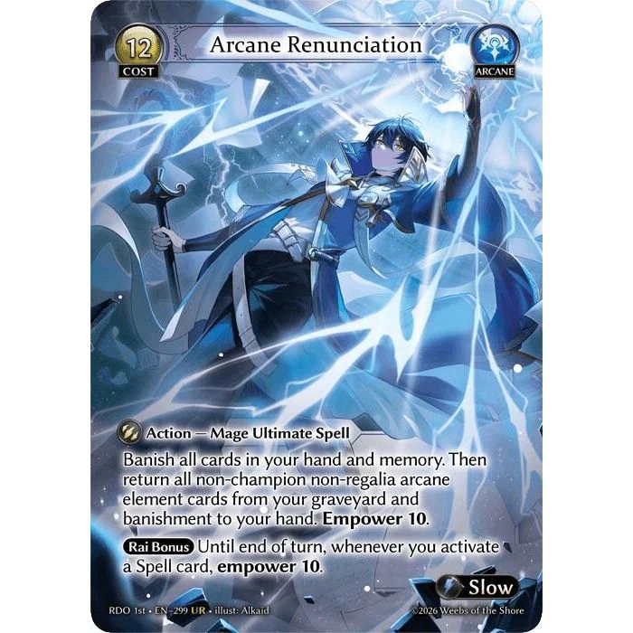 Arcane Renunciation (299) (Radiant Origins)