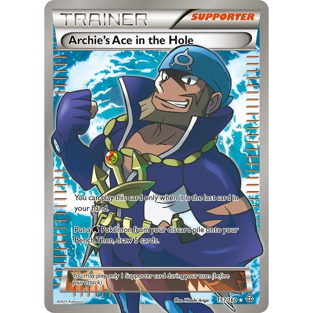 Archie's Ace in the Hole (157 Full Art) (157/160) (XY - Primal Clash)