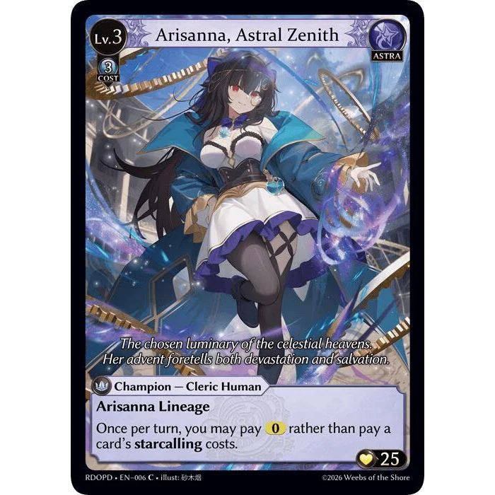 Arisanna, Astral Zenith (Extended Art) (006) (Radiant Origins: Pantheon)
