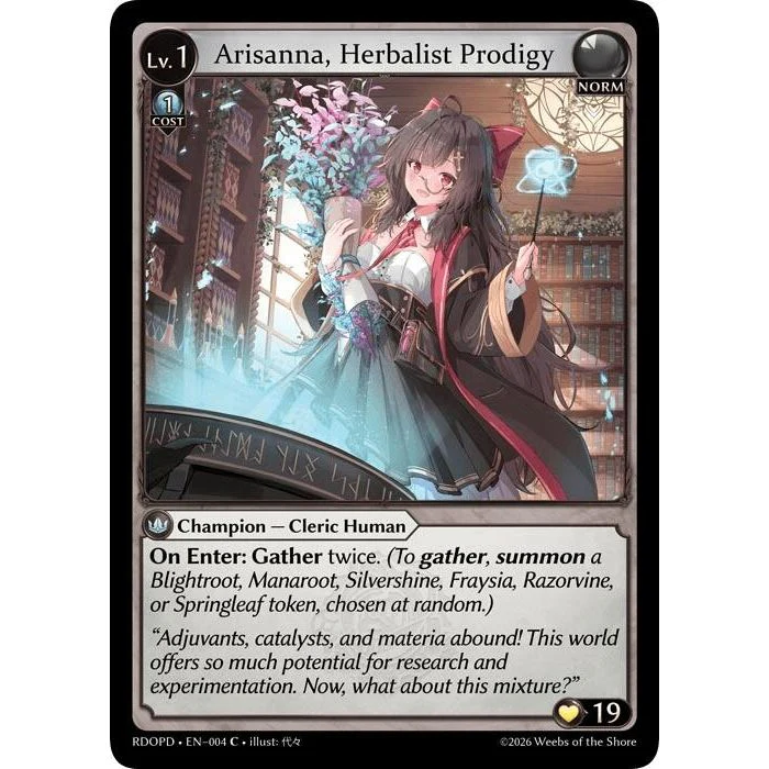 Arisanna, Herbalist Prodigy (004) (Radiant Origins: Pantheon)