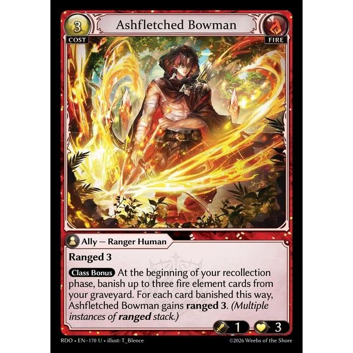 Ashfletched Bowman (Curio Foil) (170) (Radiant Origins)