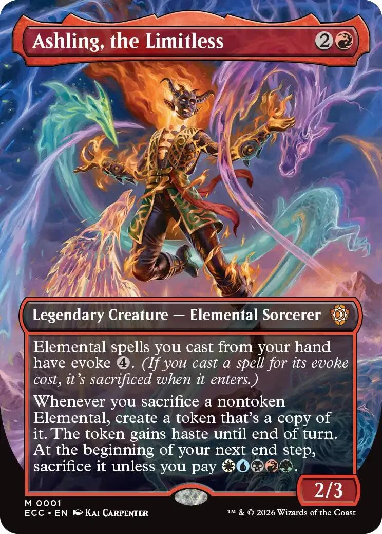 Ashling, the Limitless (Borderless) (1) (Lorwyn Eclipsed)