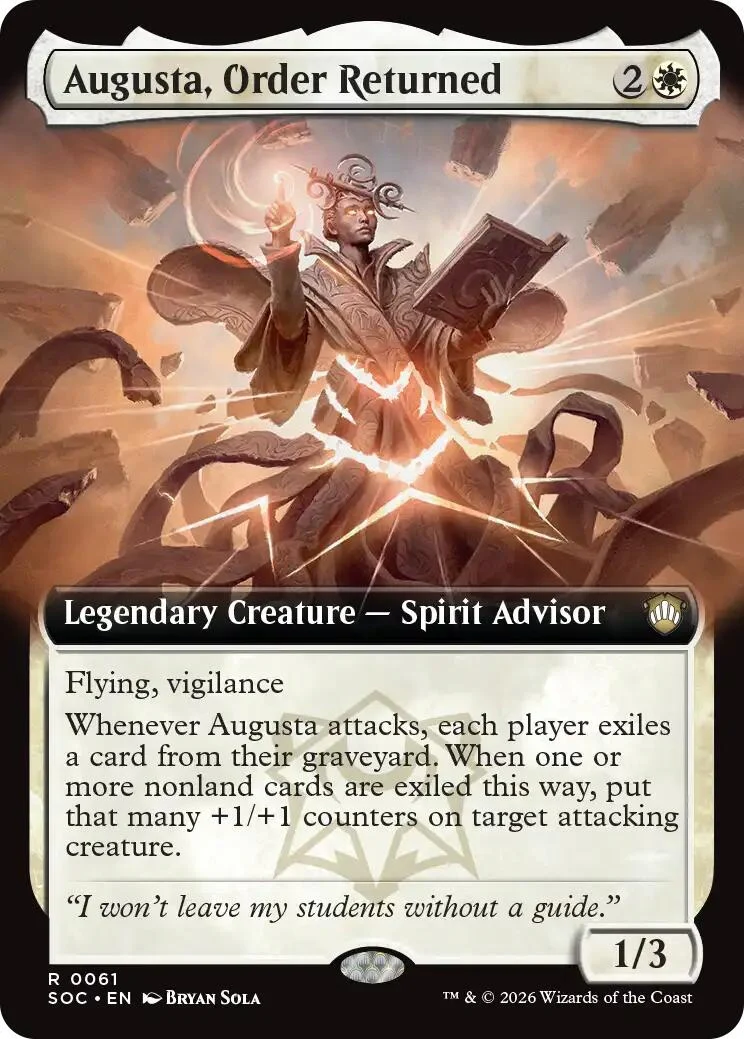 Augusta, Order Returned (Extended Art) (61) (Secrets of Strixhaven)