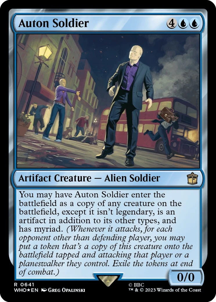 Auton Soldier (Surge Foil) (641) (Universes Beyond: Doctor Who)