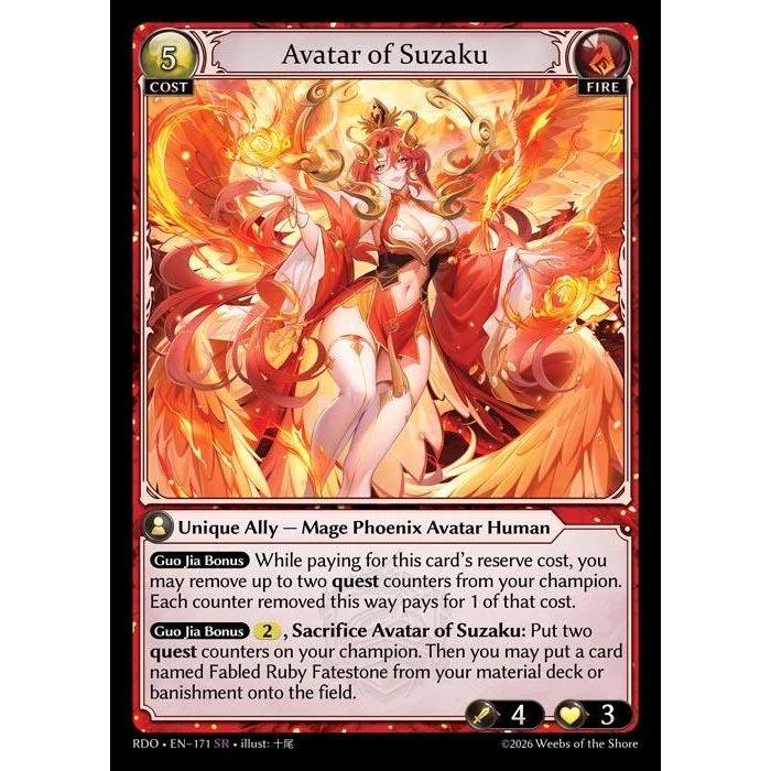 Avatar of Suzaku (171) (Radiant Origins)