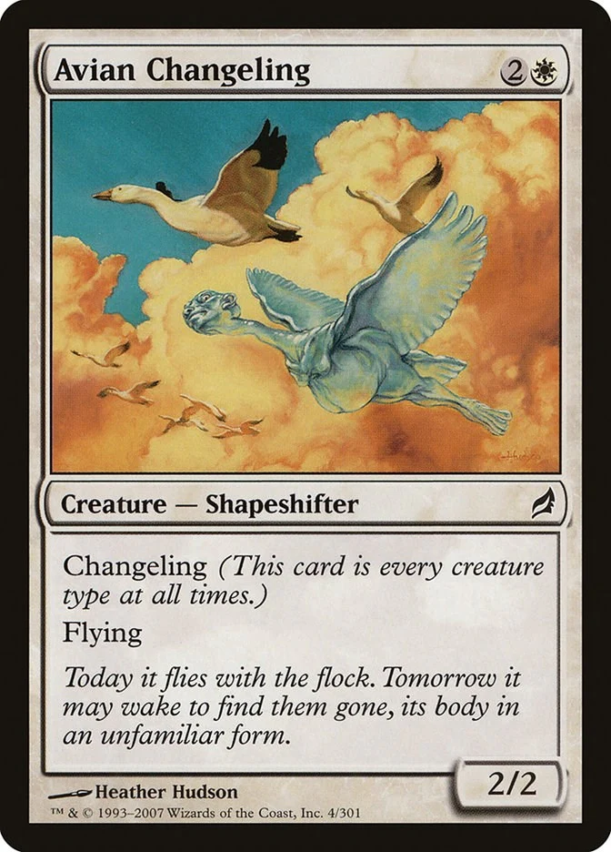 Avian Changeling (4) (Lorwyn)