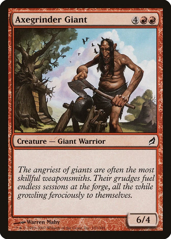 Axegrinder Giant (151) (Lorwyn)