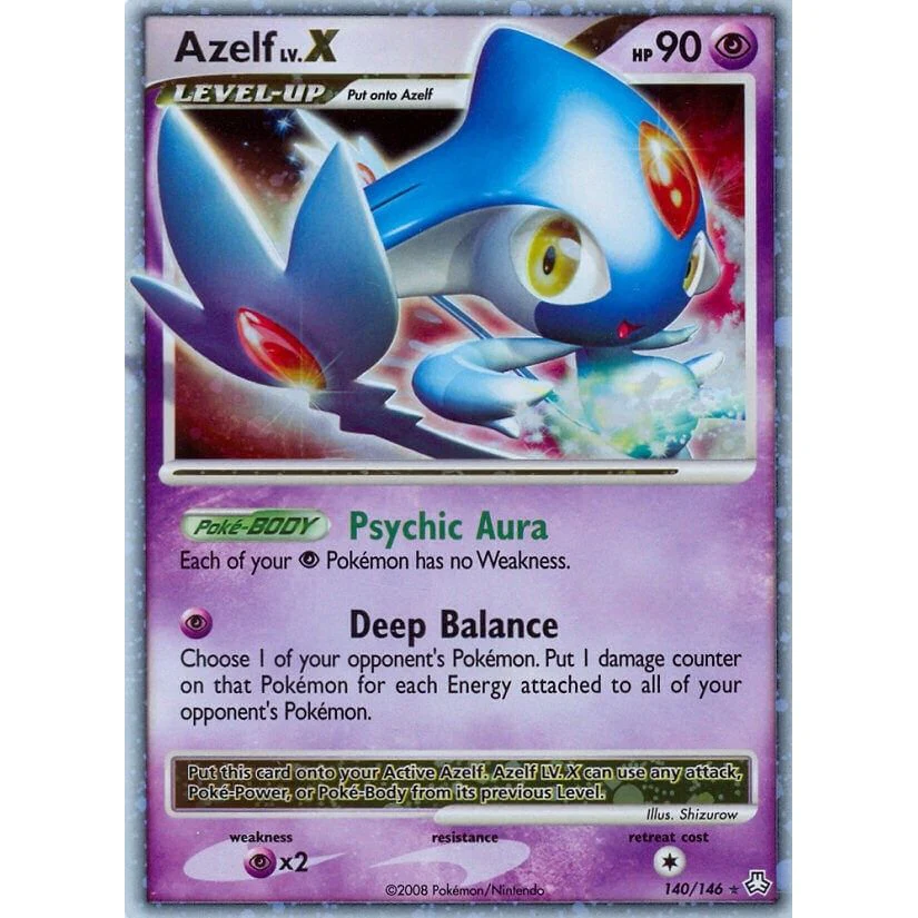 Azelf LV.X (140/146) (Legends Awakened)