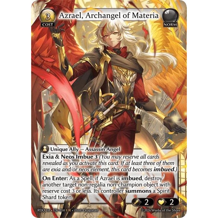 Azrael, Archangel of Materia (50) (Radiant Origins)