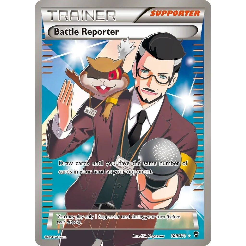 Battle Reporter (109 Full Art) (109/111) (XY - Furious Fists)