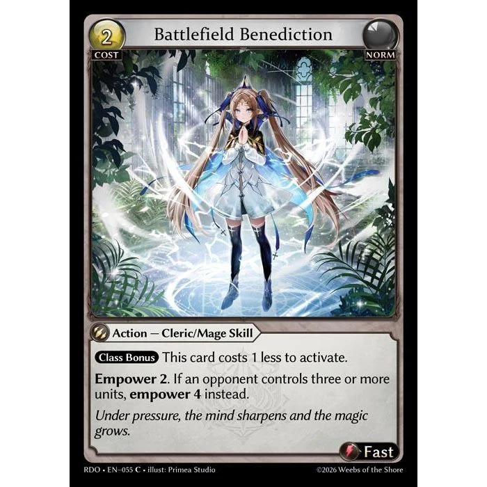 Battlefield Benediction (Curio Foil) (055) (Radiant Origins)
