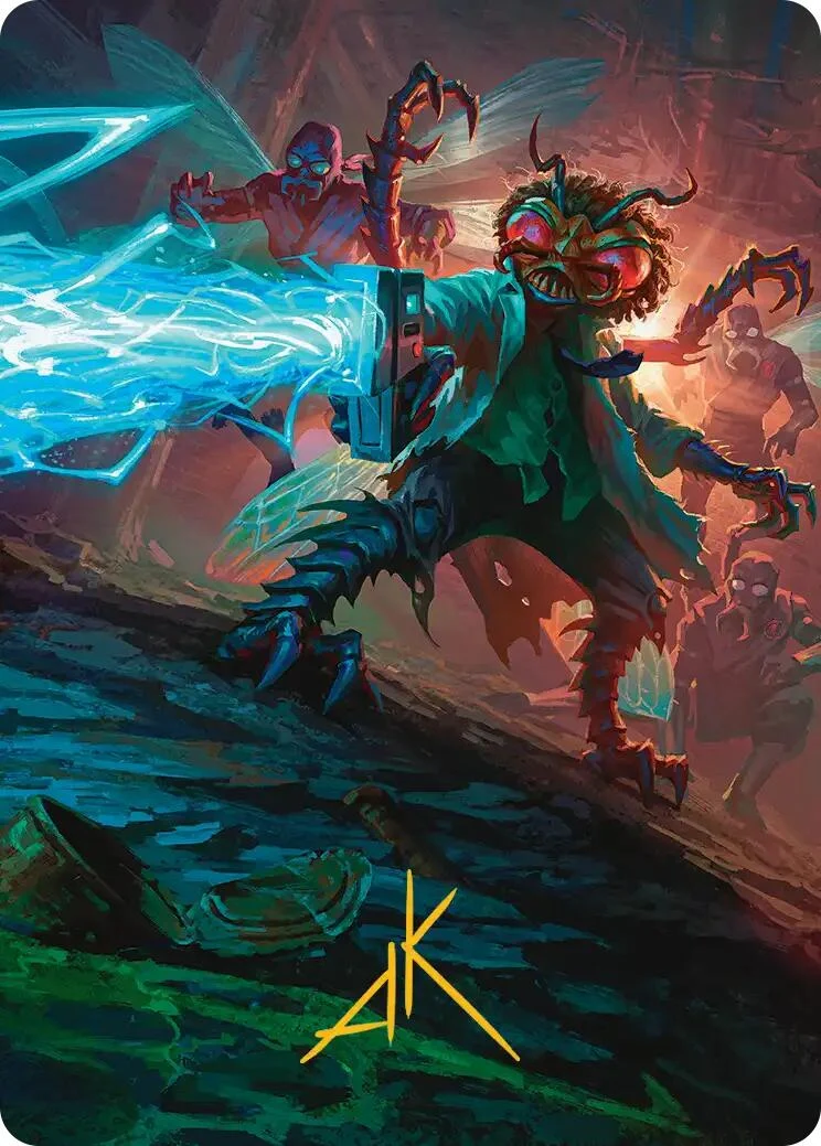 Baxter, Exzzperimental Zzientist Art Card (Gold-Stamped Signature) (51) (Teenage Mutant Ninja Turtles)