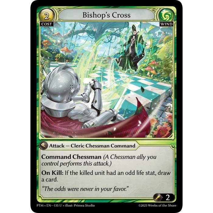 Bishop's Cross (Curio Foil) (135) (Phantom Monarchs)