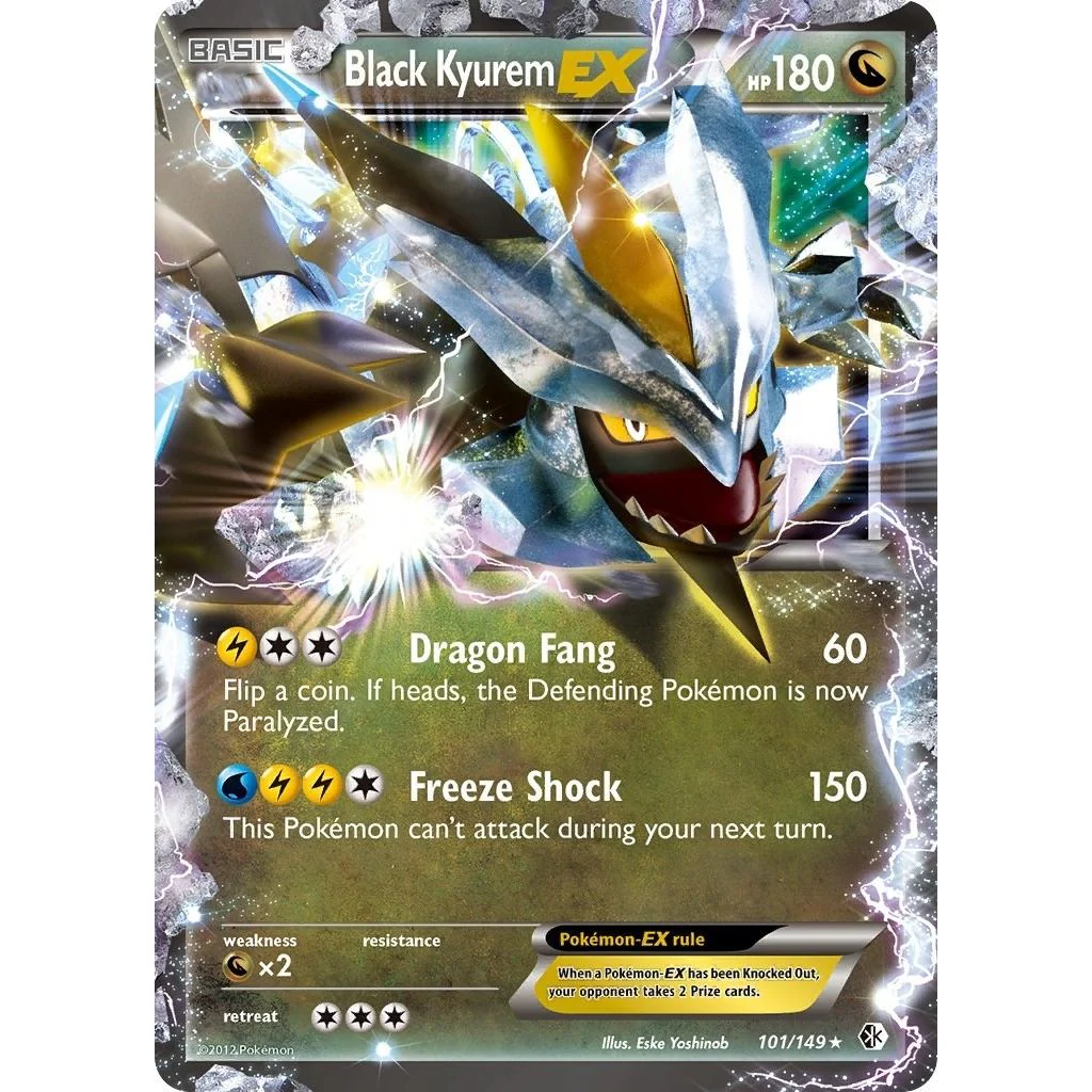 Black Kyurem EX (101/149) (Boundaries Crossed)