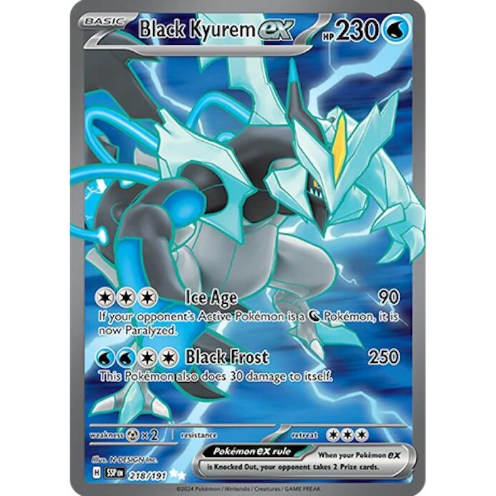 Black Kyurem ex (218/191) (SV08: Surging Sparks)
