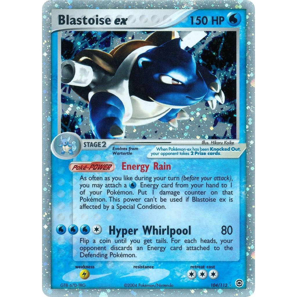 Blastoise ex (104/112) (FireRed & LeafGreen)