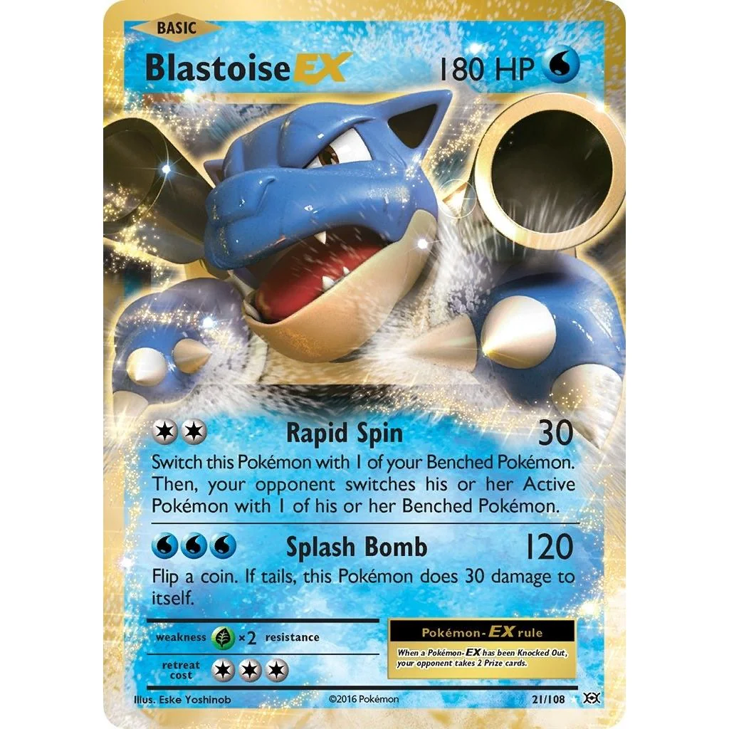 Blastoise EX (21/108) (XY - Evolutions)