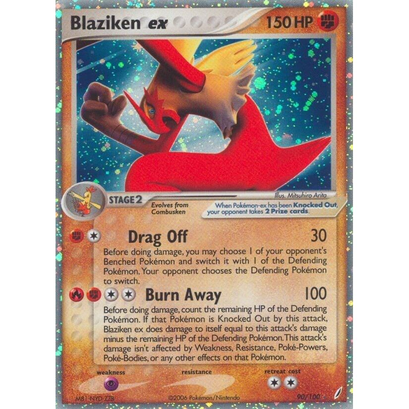 Blaziken ex (90/100) (Crystal Guardians)