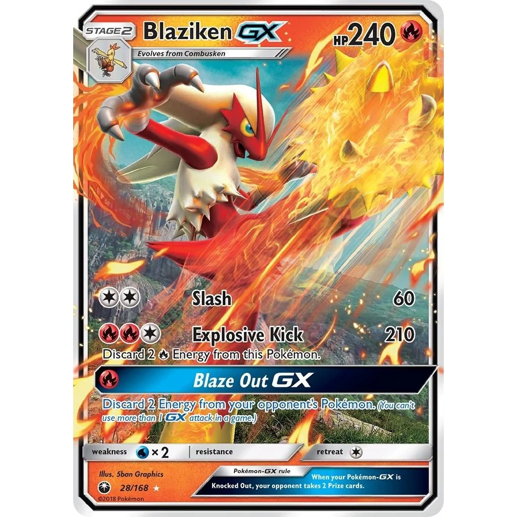 Blaziken GX (28/168) (SM - Celestial Storm)