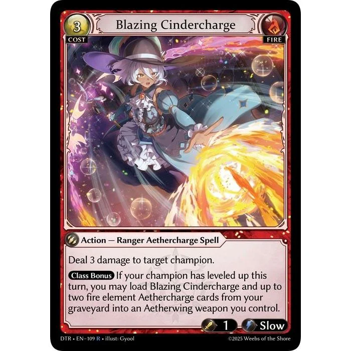 Blazing Cindercharge (109) (Distorted Reflections)