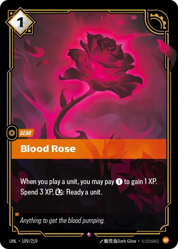 Blood Rose (109/219) (Unleashed)