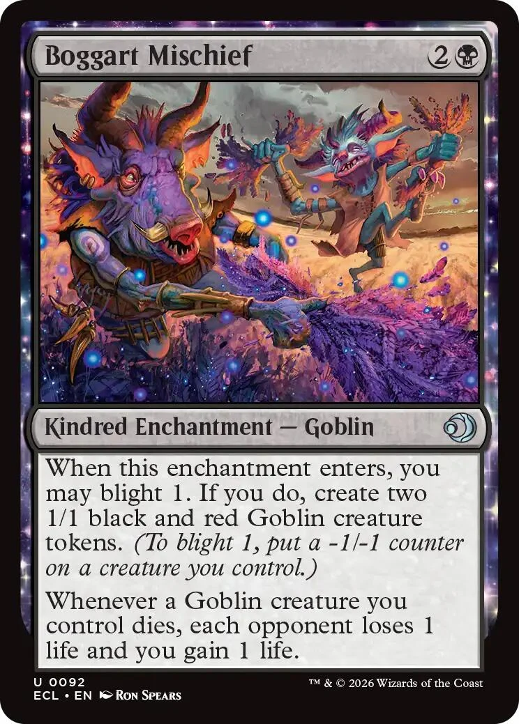Boggart Mischief (92) (Lorwyn Eclipsed)