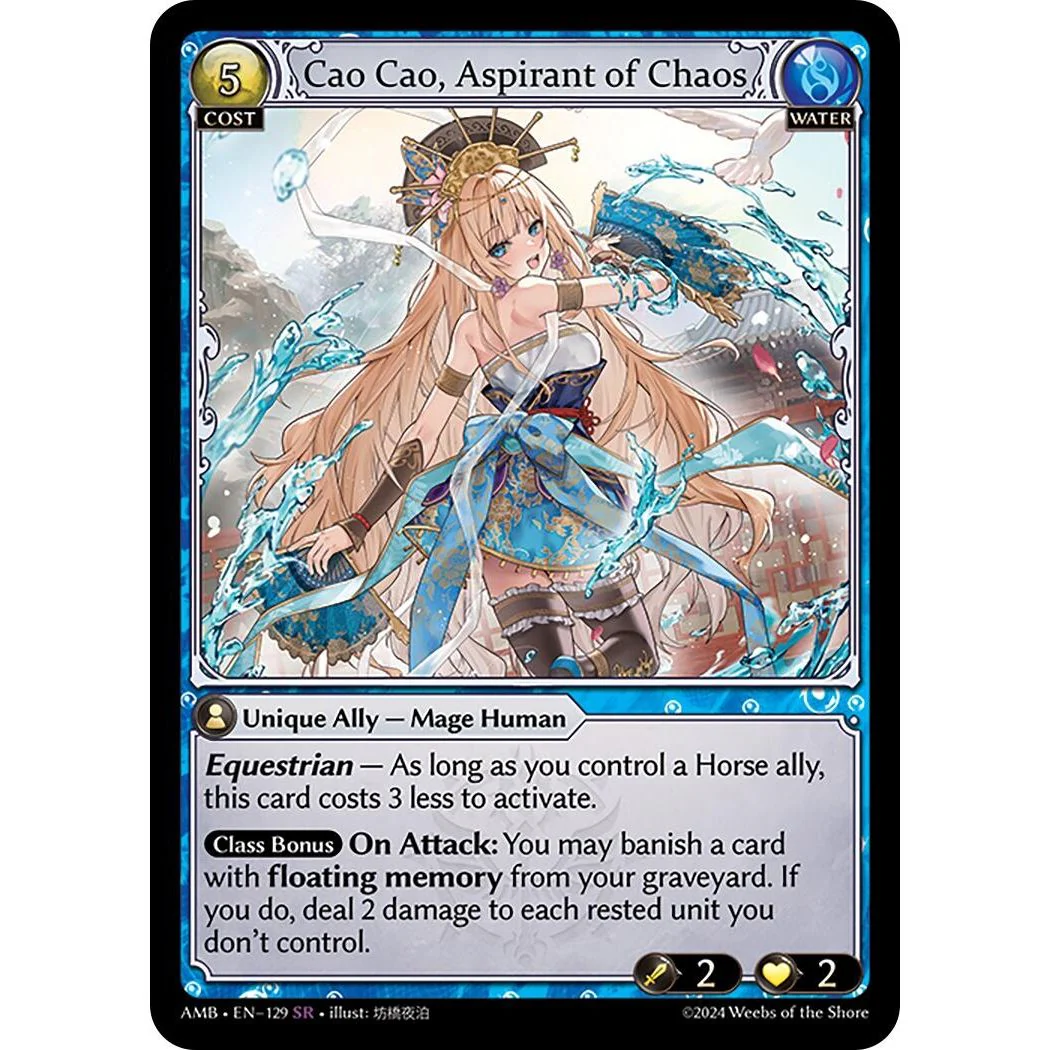 Cao Cao, Aspirant of Chaos (129) (Mortal Ambition)