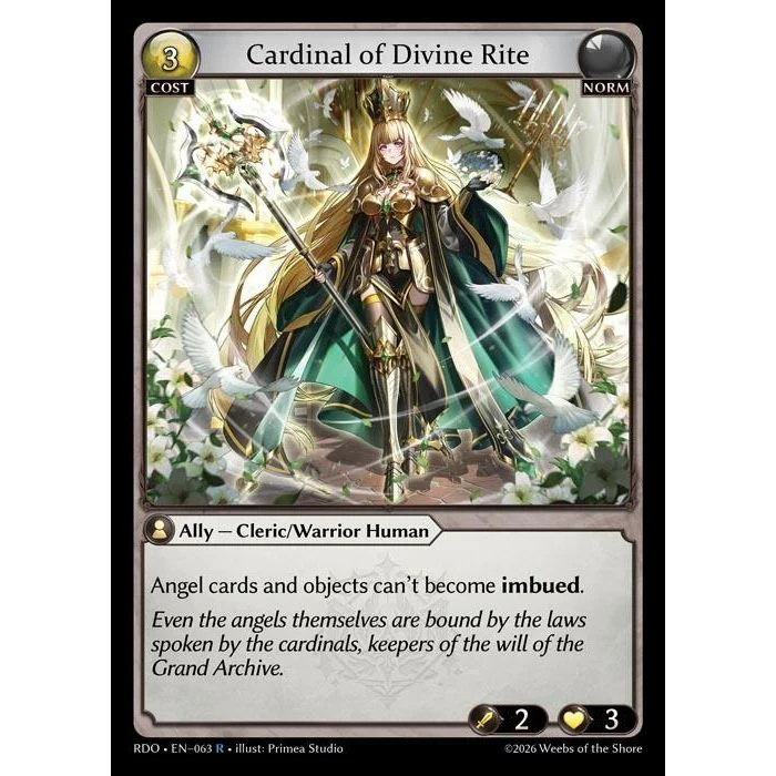 Cardinal of Divine Rite (063) (Radiant Origins)