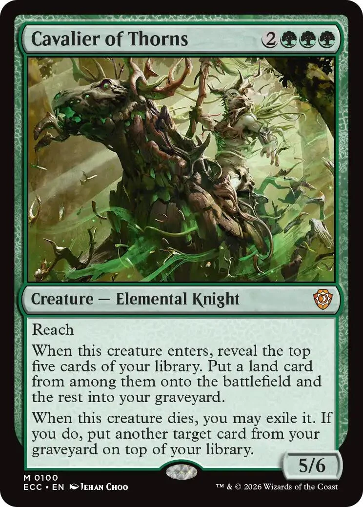 Cavalier of Thorns (100) (Lorwyn Eclipsed)