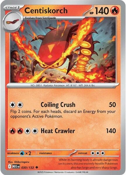 Centiskorch (030/132) (ME01: Mega Evolution)