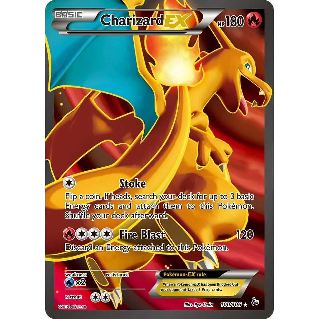 Charizard EX (100 Full Art) (100/106) (XY - Flashfire)