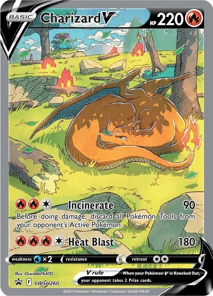 Charizard V - SWSH260 (SWSH260) (SWSH: Sword & Shield Promo Cards)