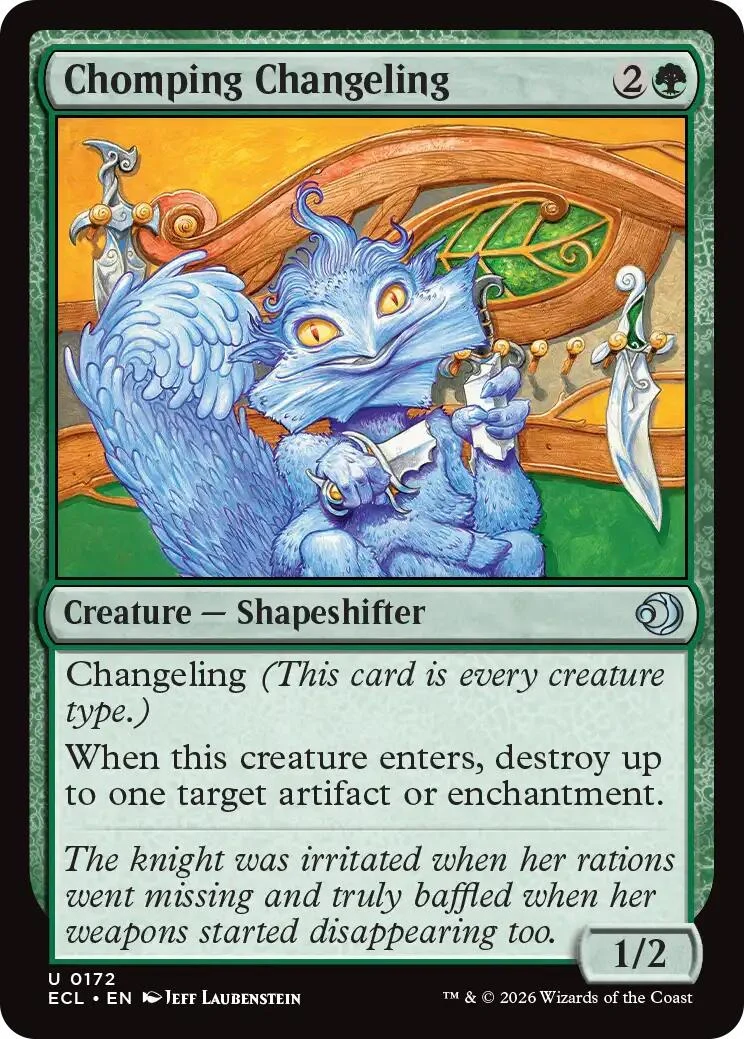 Chomping Changeling (172) (Lorwyn Eclipsed)